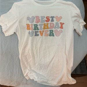 Disney best birthday ever shirt size medium